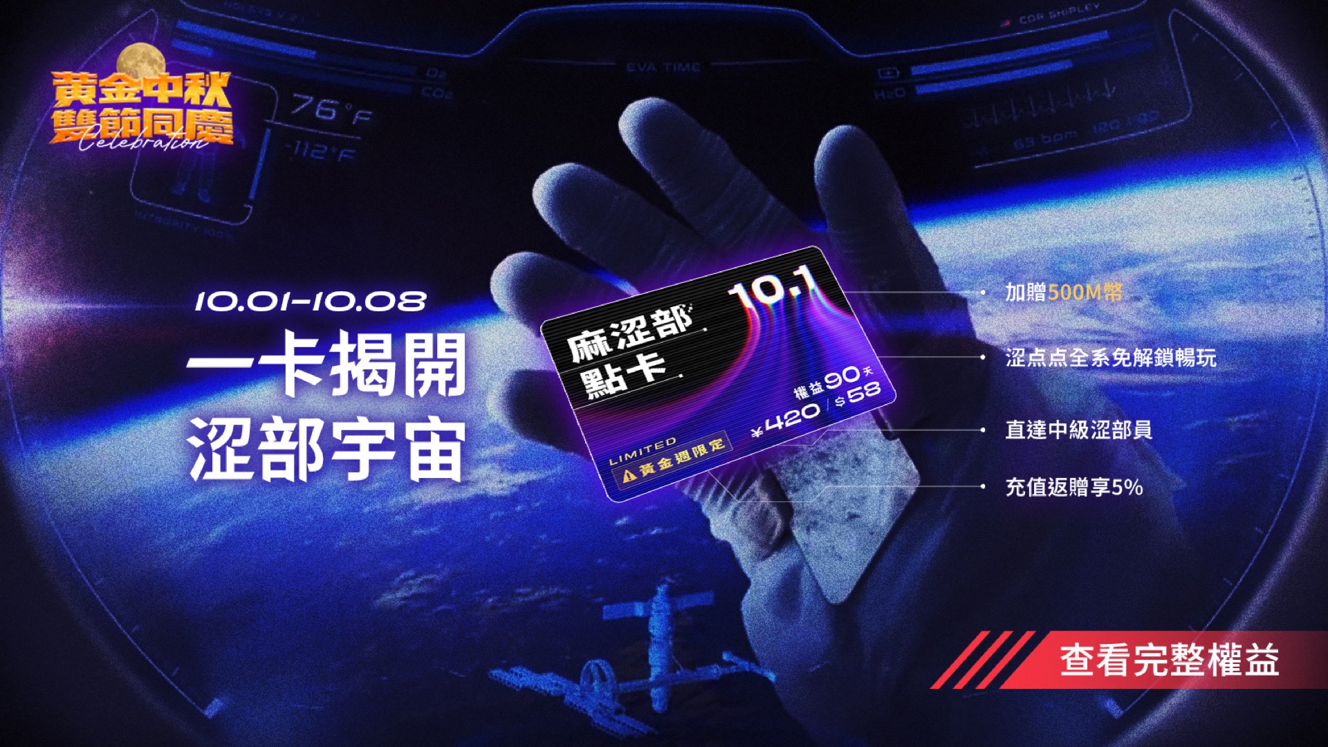 為宣傳網站會員卡的促銷